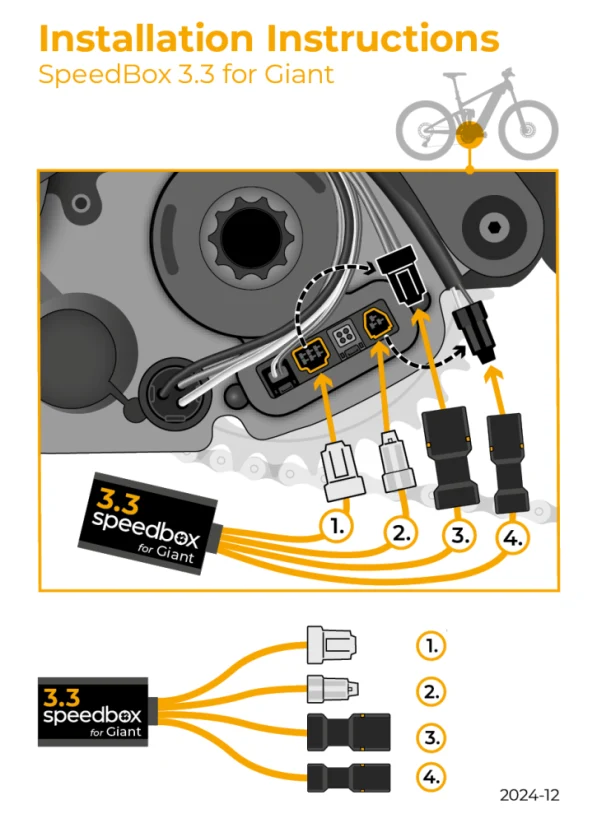 SpeedBox 3.3 for Giant SyncDrive Pro3, Pro3X, Pro 2, SyncDrive Sport 2 with RideControl Dash