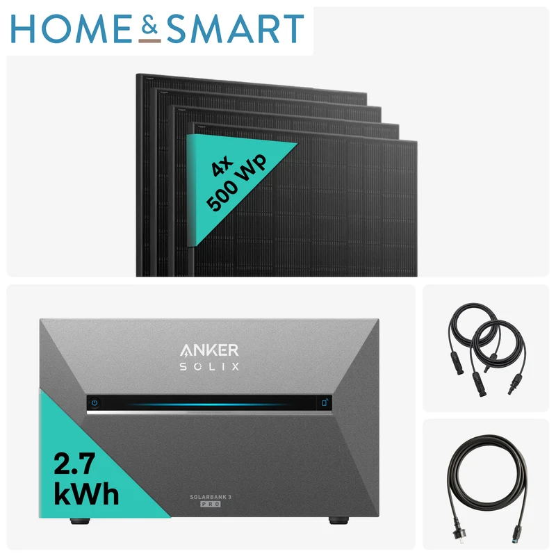 Home & Smart Deal: Yuma x Anker - 2000W Balkonkraftwerk mit SOLIX Solarbank 3 PRO