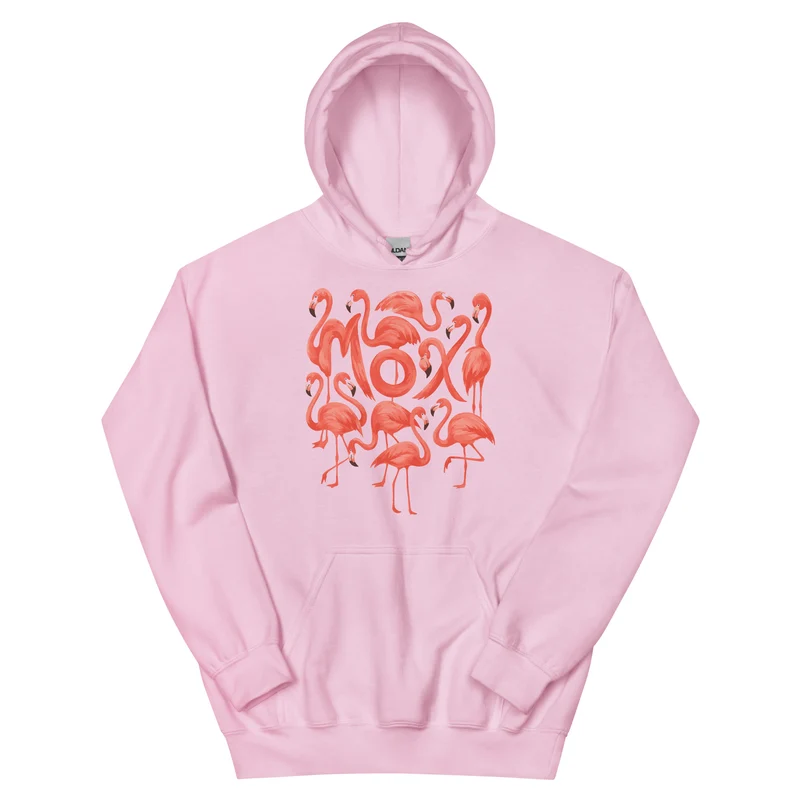 Moxi Flamingo Lightweight Hoodie