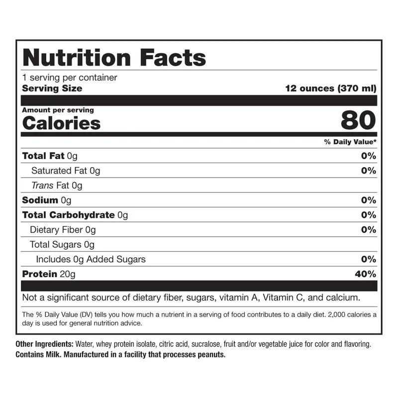 Roller Protein Water - 12pk
