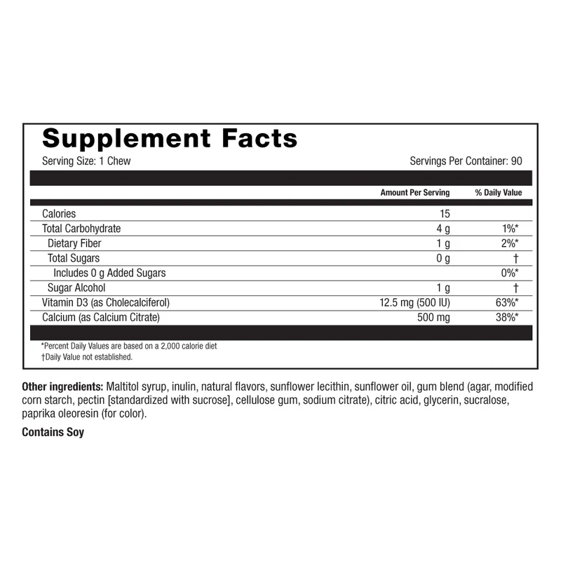 Calcium Soft Chews (90 CT)