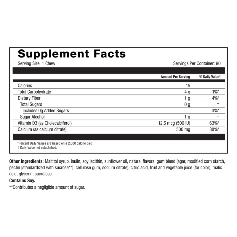 Calcium Soft Chews (90 CT)