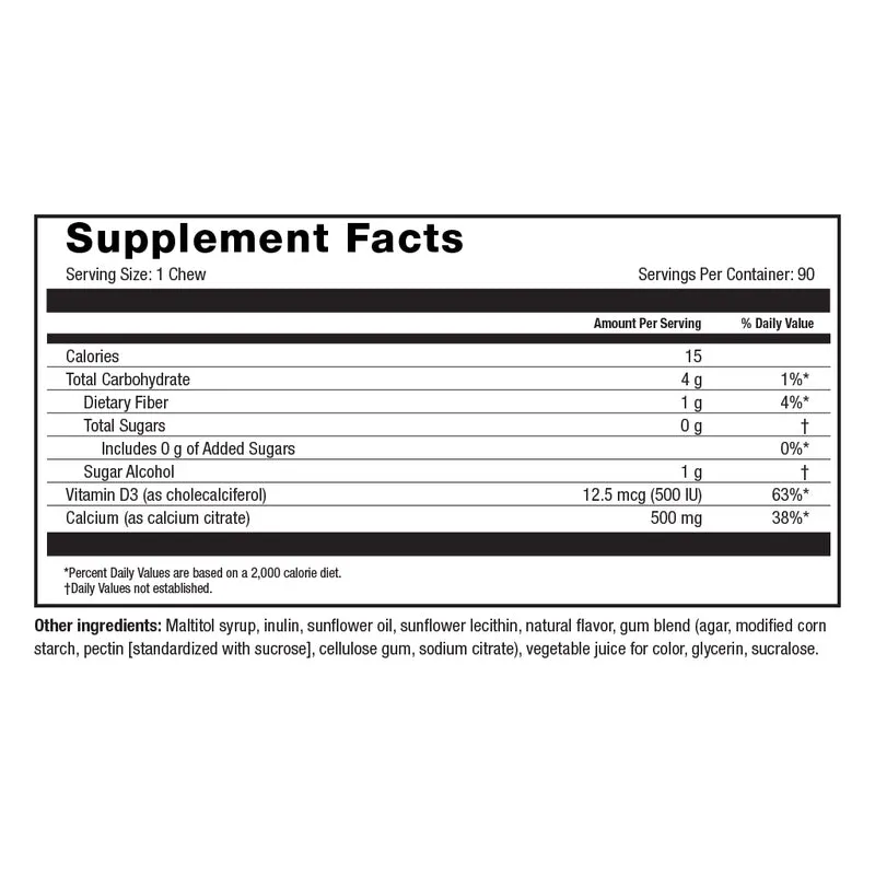 Calcium Soft Chews (90 CT)