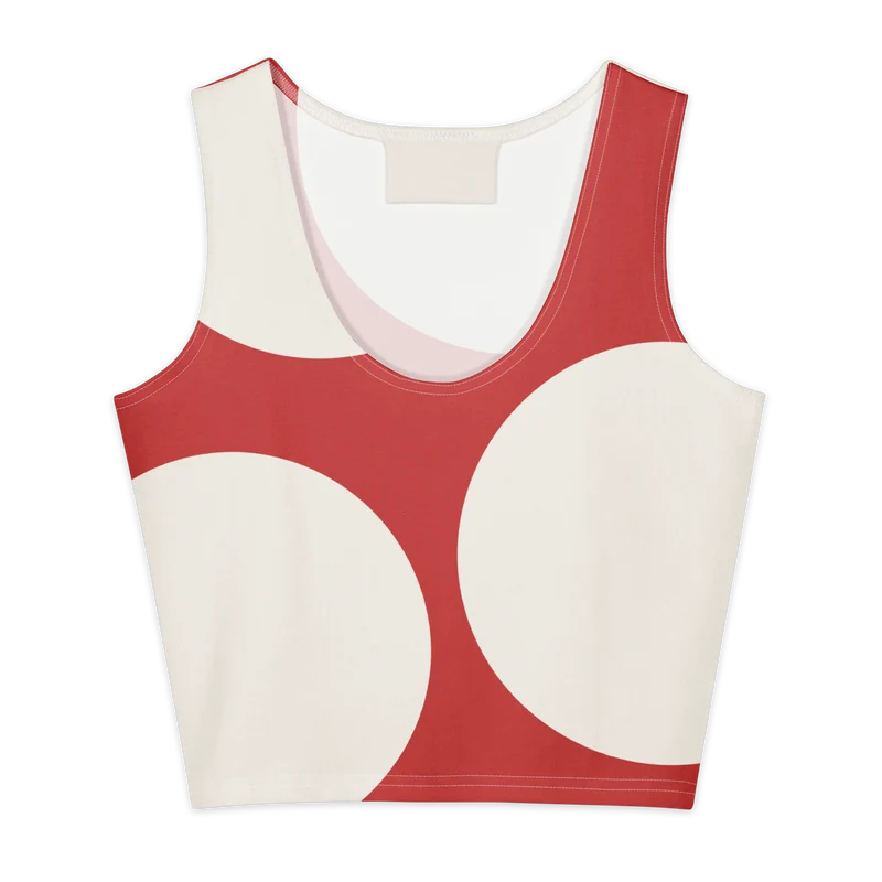 Moxi Mushroom Cotton crop top