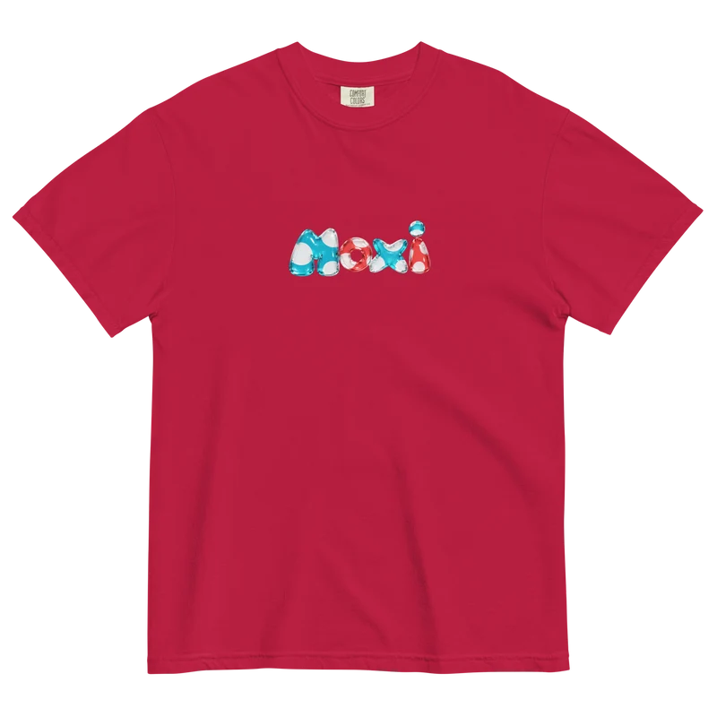 Glass Mushroom Moxi Unisex garment-dyed heavyweight t-shirt