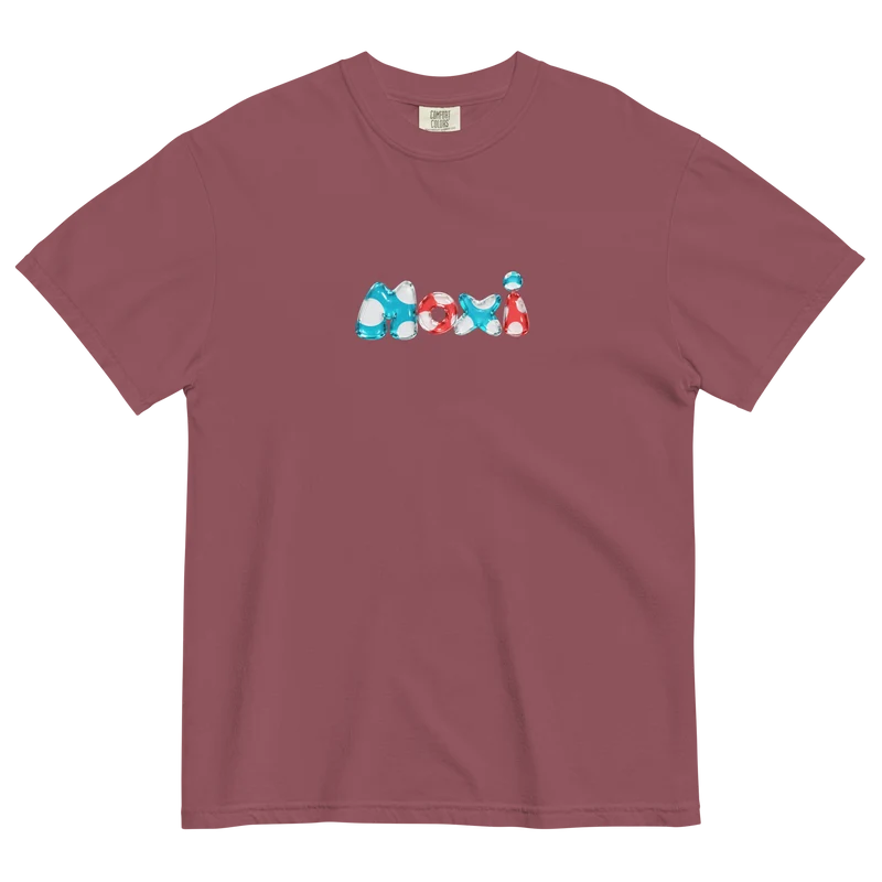 Glass Mushroom Moxi Unisex garment-dyed heavyweight t-shirt
