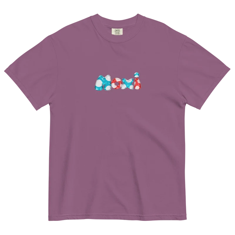 Glass Mushroom Moxi Unisex garment-dyed heavyweight t-shirt