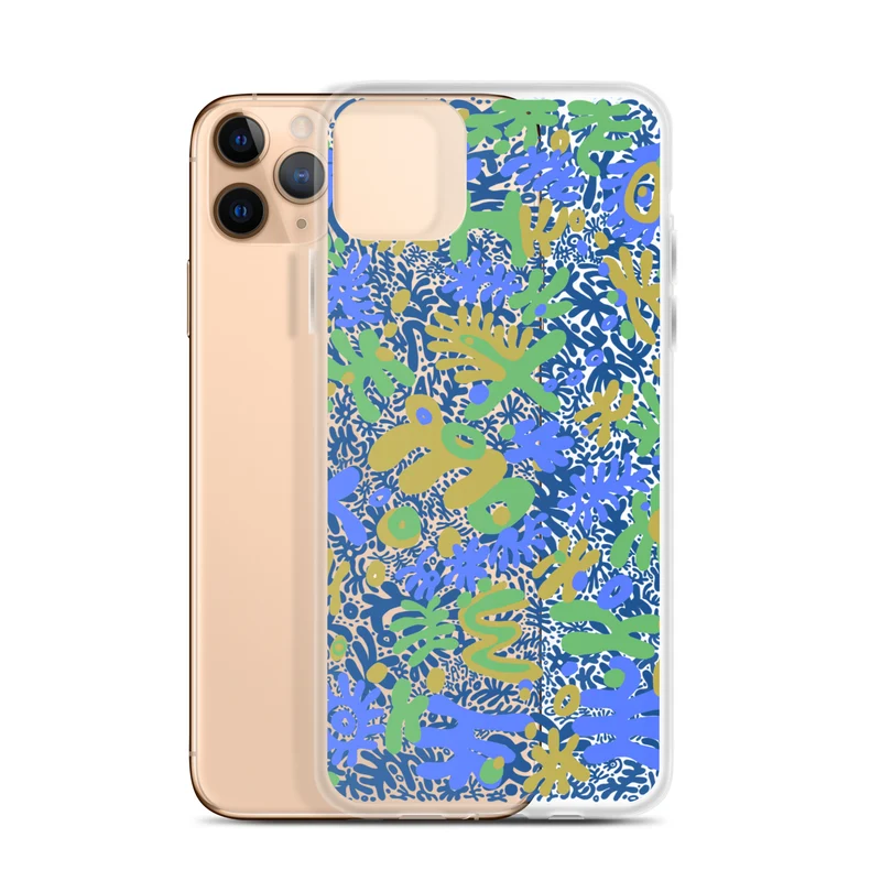 Bent Weird Color Theory Blue iPhone