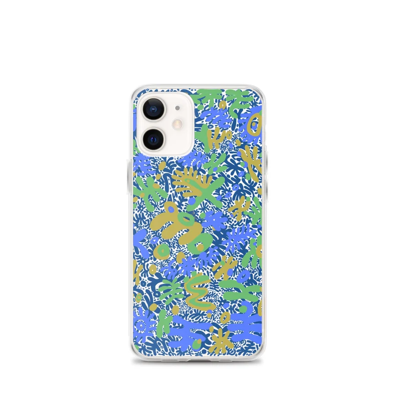 Bent Weird Color Theory Blue iPhone