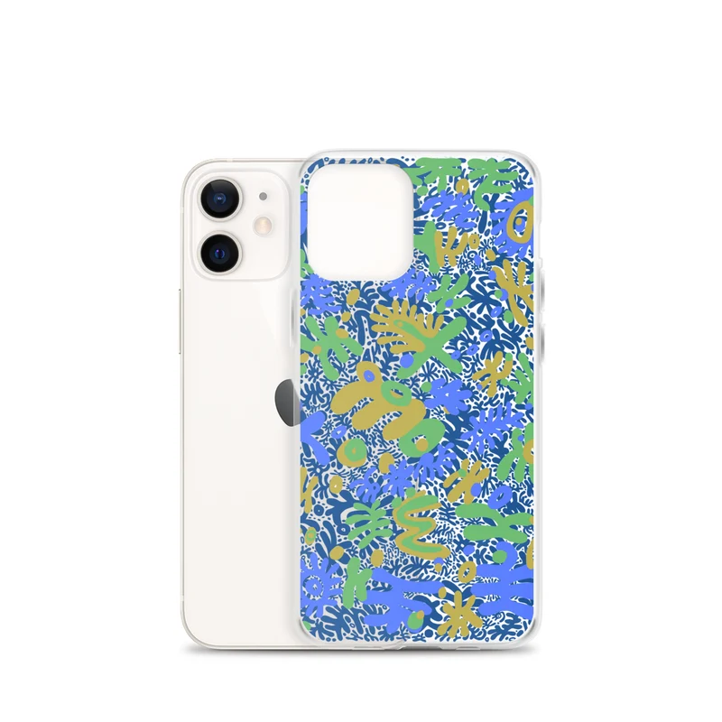 Bent Weird Color Theory Blue iPhone