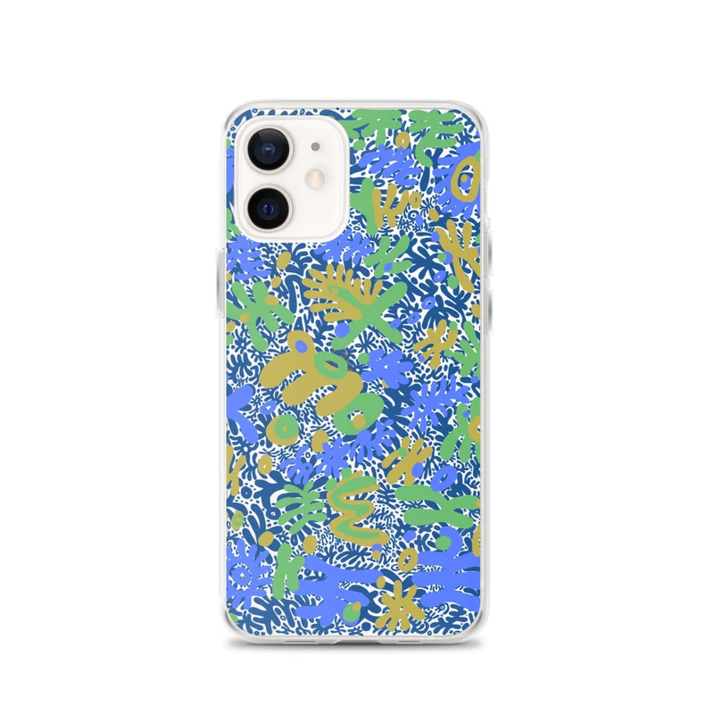 Bent Weird Color Theory Blue iPhone