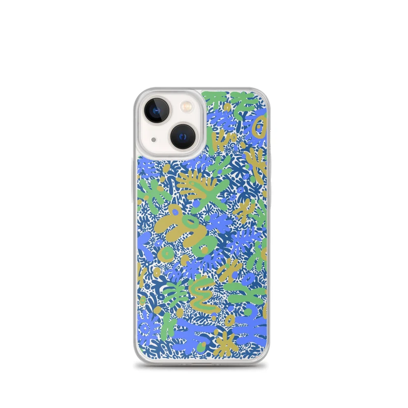 Bent Weird Color Theory Blue iPhone