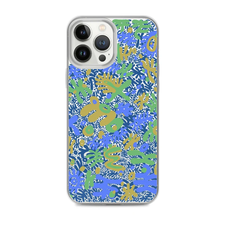 Bent Weird Color Theory Blue iPhone