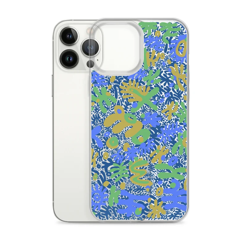 Bent Weird Color Theory Blue iPhone