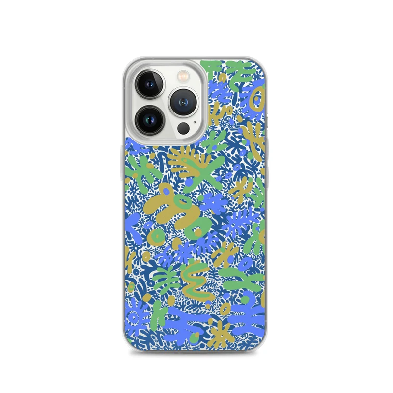 Bent Weird Color Theory Blue iPhone