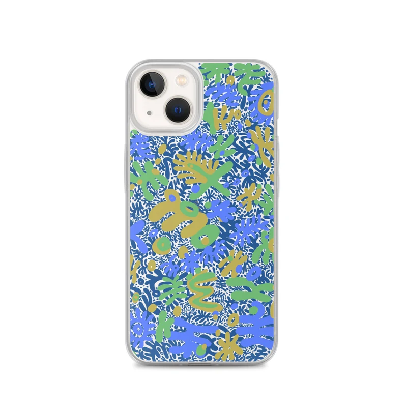 Bent Weird Color Theory Blue iPhone