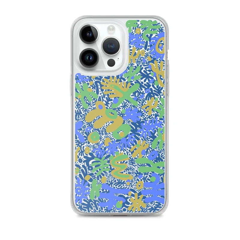 Bent Weird Color Theory Blue iPhone