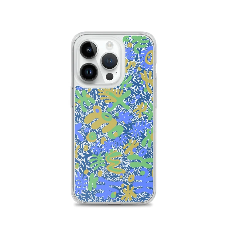 Bent Weird Color Theory Blue iPhone