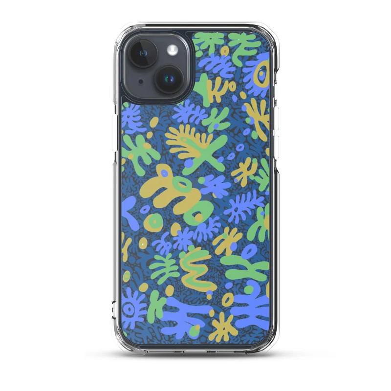 Bent Weird Color Theory Blue iPhone