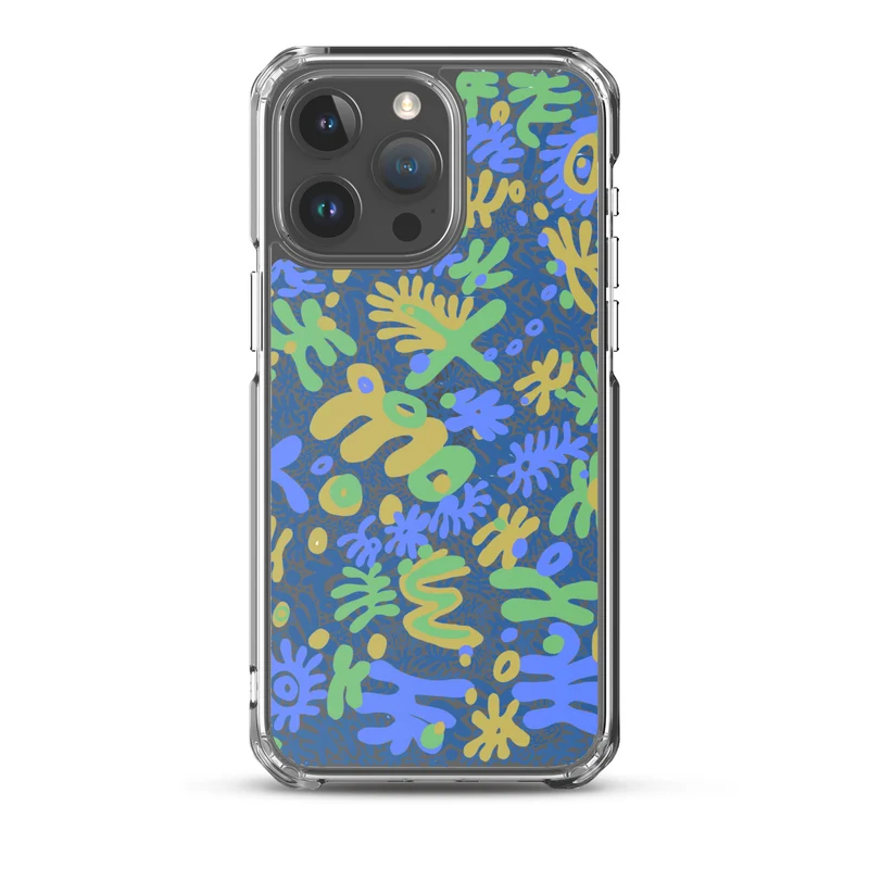 Bent Weird Color Theory Blue iPhone