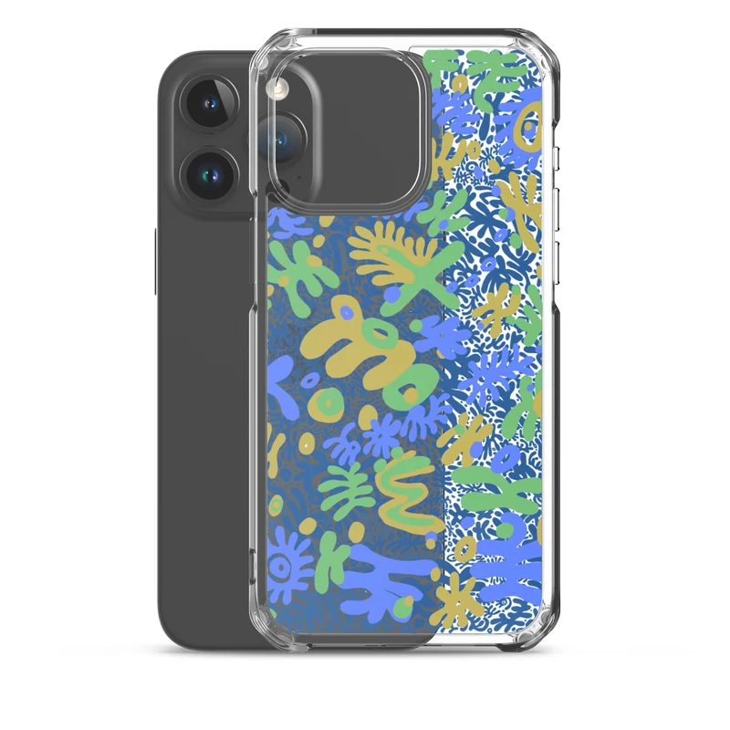 Bent Weird Color Theory Blue iPhone