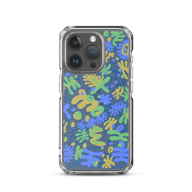 Bent Weird Color Theory Blue iPhone