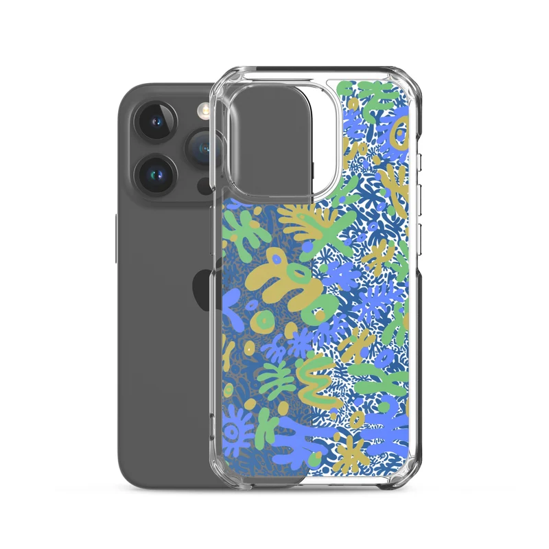 Bent Weird Color Theory Blue iPhone