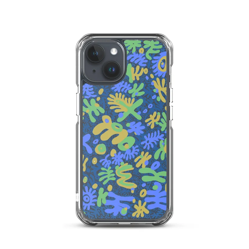 Bent Weird Color Theory Blue iPhone