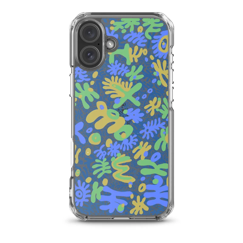 Bent Weird Color Theory Blue iPhone