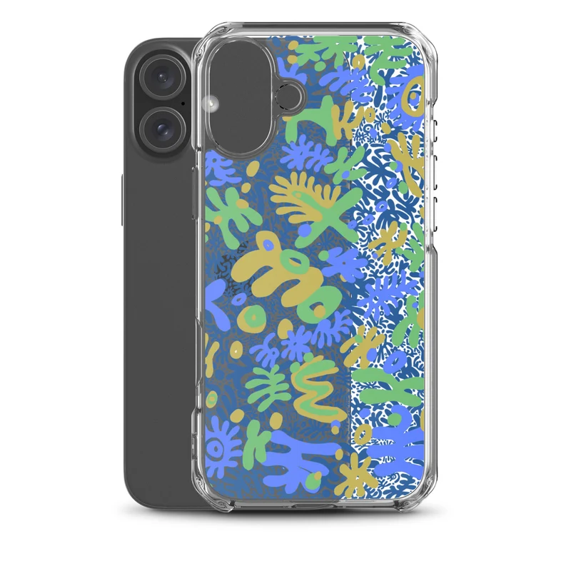 Bent Weird Color Theory Blue iPhone