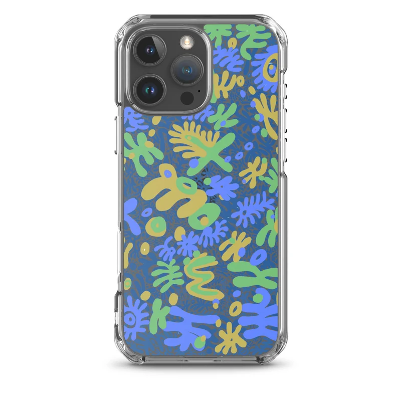 Bent Weird Color Theory Blue iPhone