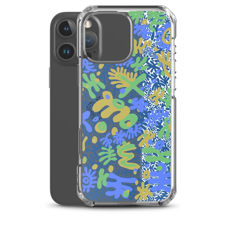 Bent Weird Color Theory Blue iPhone