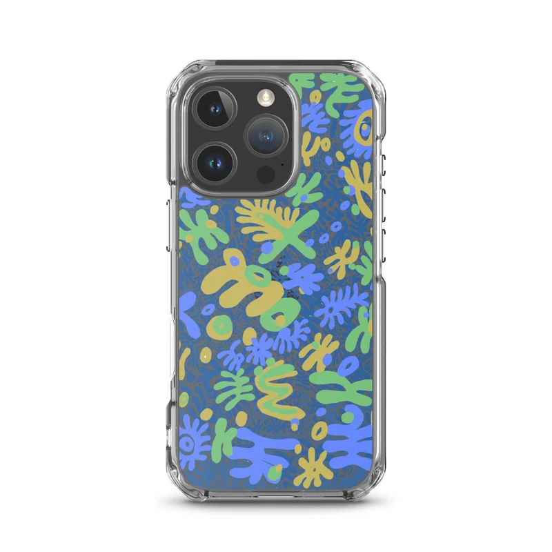 Bent Weird Color Theory Blue iPhone