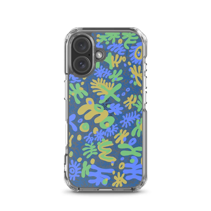 Bent Weird Color Theory Blue iPhone