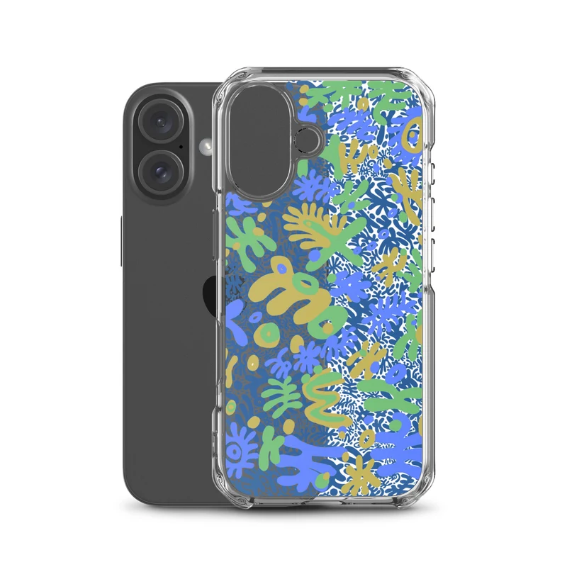 Bent Weird Color Theory Blue iPhone