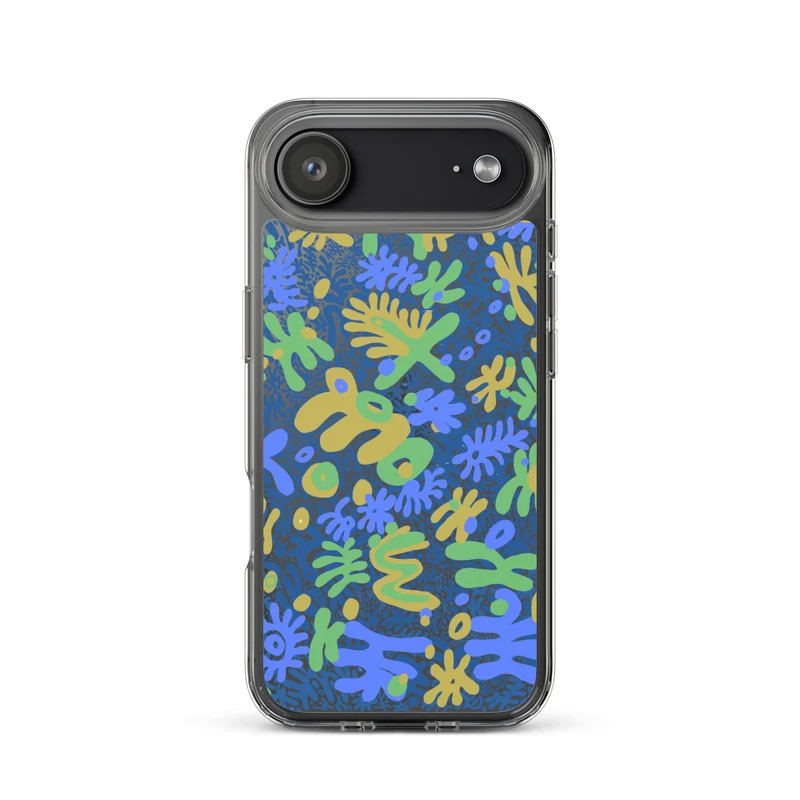Bent Weird Color Theory Blue iPhone