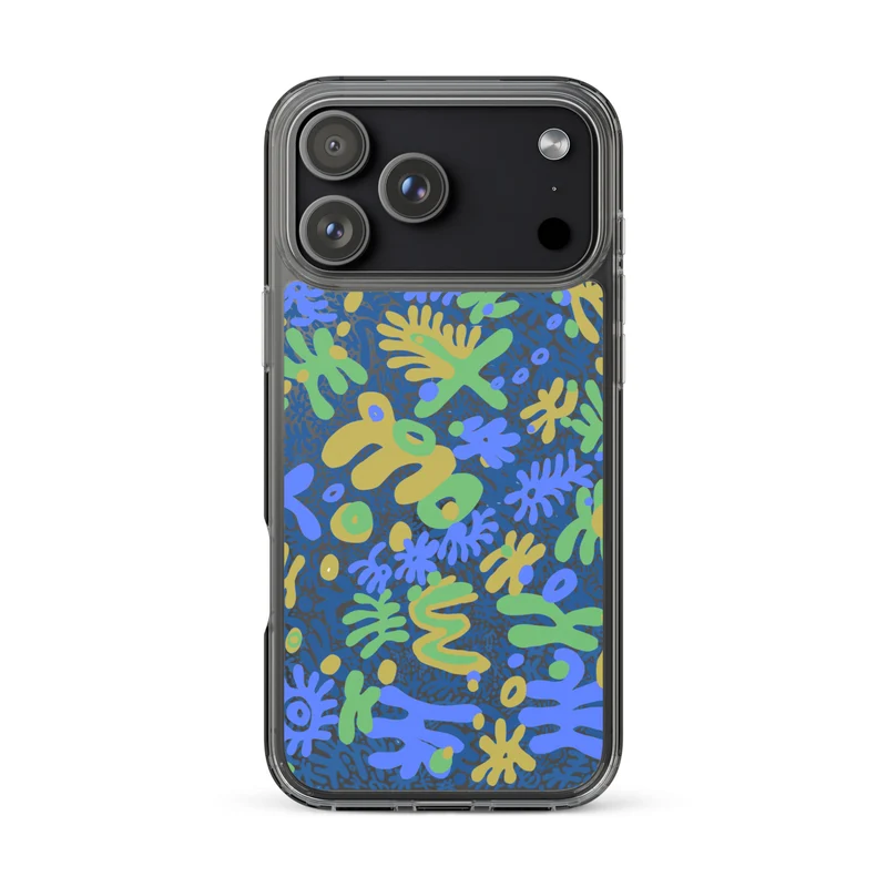 Bent Weird Color Theory Blue iPhone
