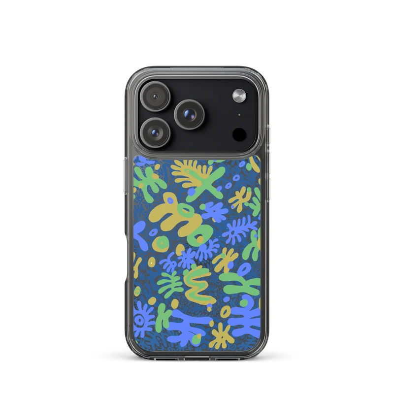 Bent Weird Color Theory Blue iPhone