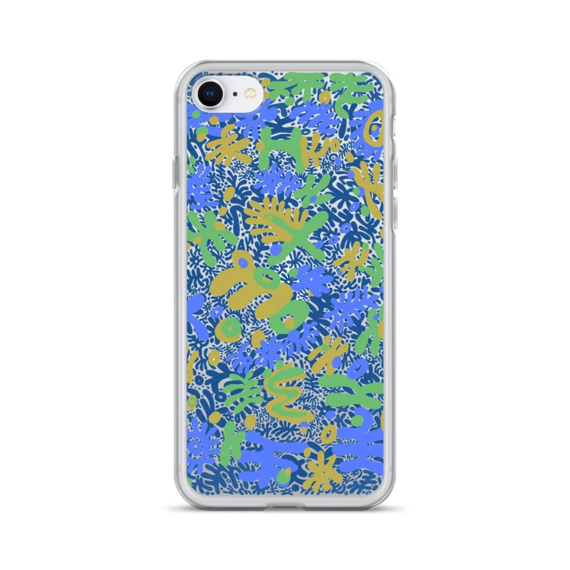 Bent Weird Color Theory Blue iPhone