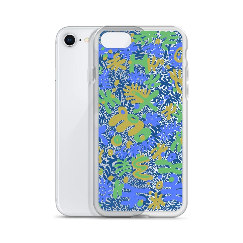 Bent Weird Color Theory Blue iPhone