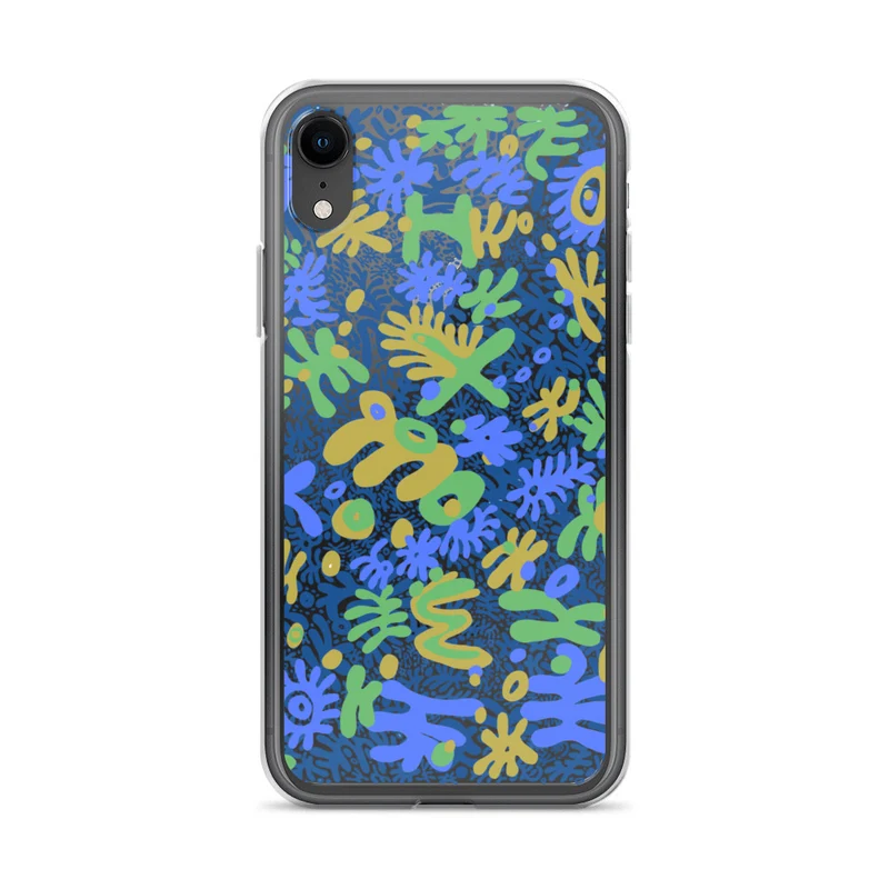 Bent Weird Color Theory Blue iPhone