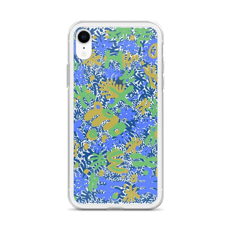 Bent Weird Color Theory Blue iPhone