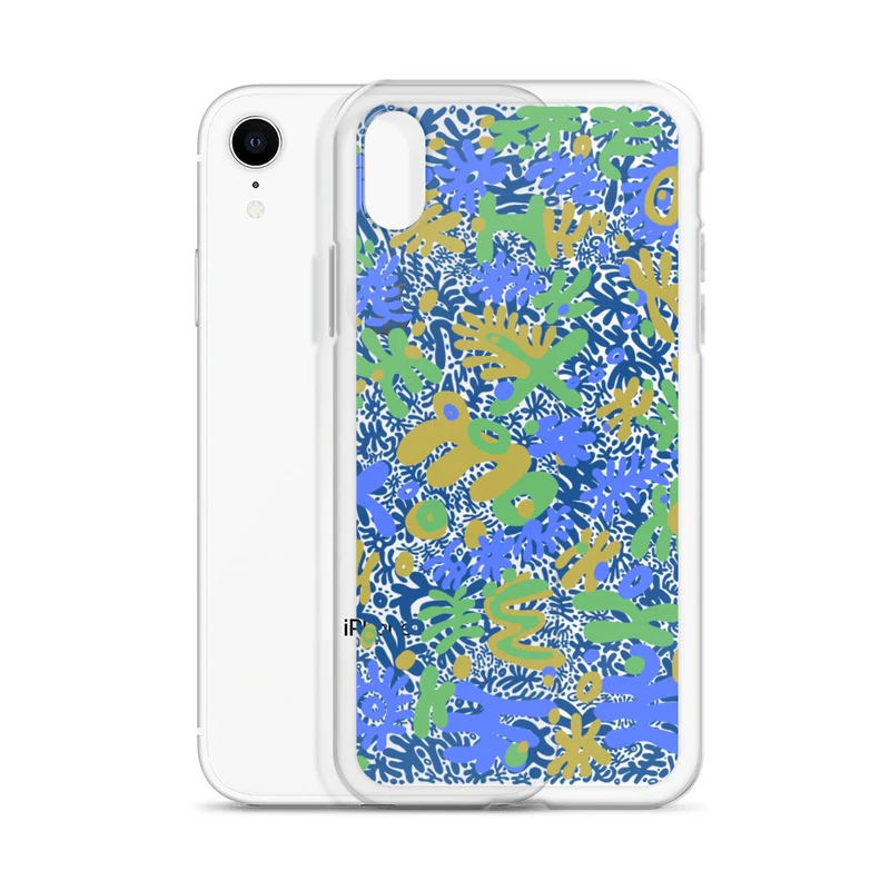 Bent Weird Color Theory Blue iPhone