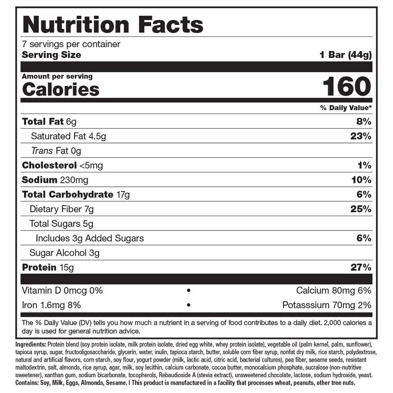 Roller Protein Bars (7CT)