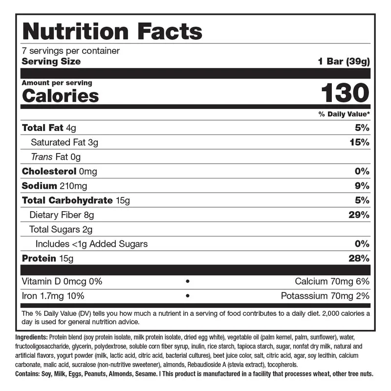 Roller Protein Bars (7CT)