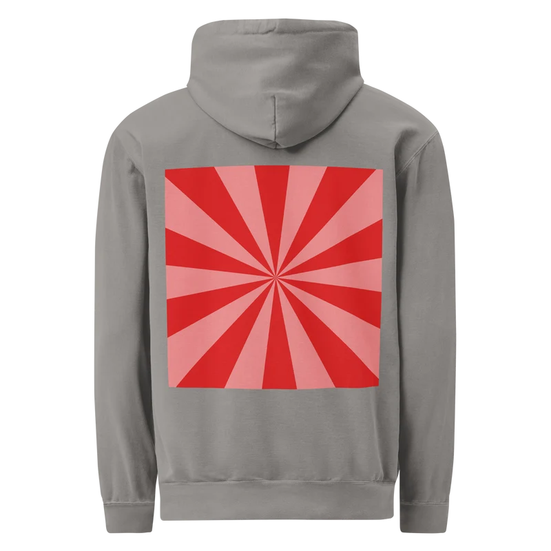 Moxi Sunburst Unisex garment-dyed hoodie