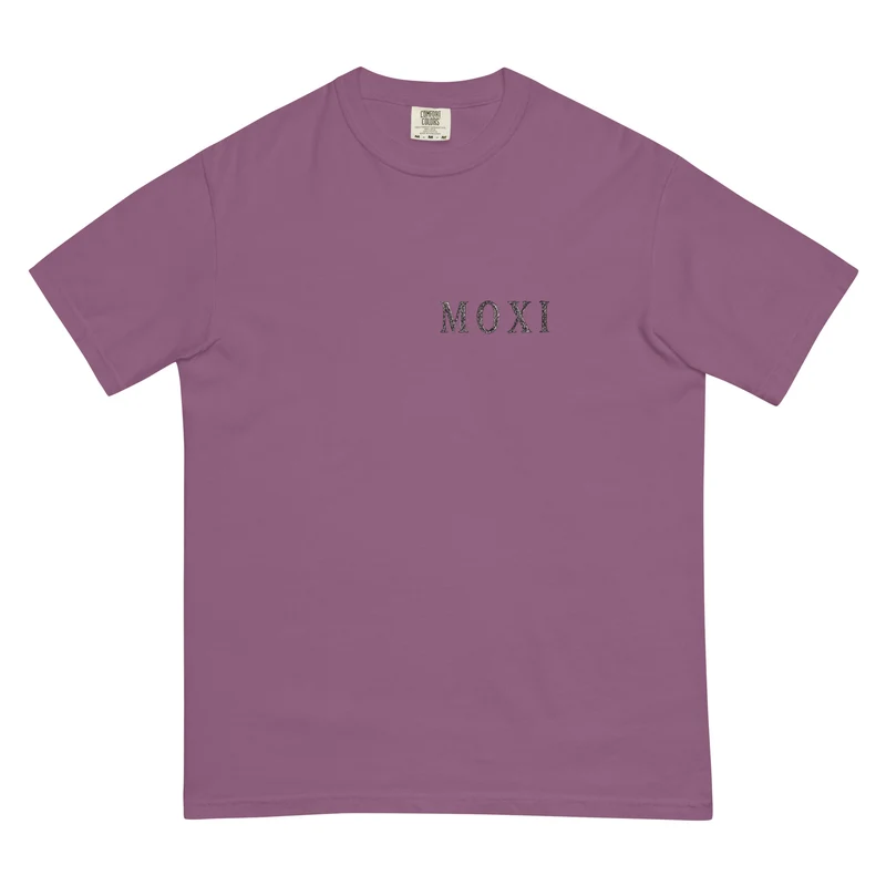 Moxi Sketchy Mushroom Unisex garment-dyed heavyweight t-shirt