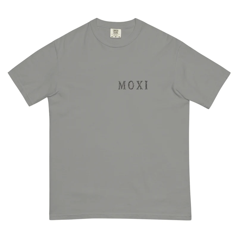 Moxi Sketchy Mushroom Unisex garment-dyed heavyweight t-shirt