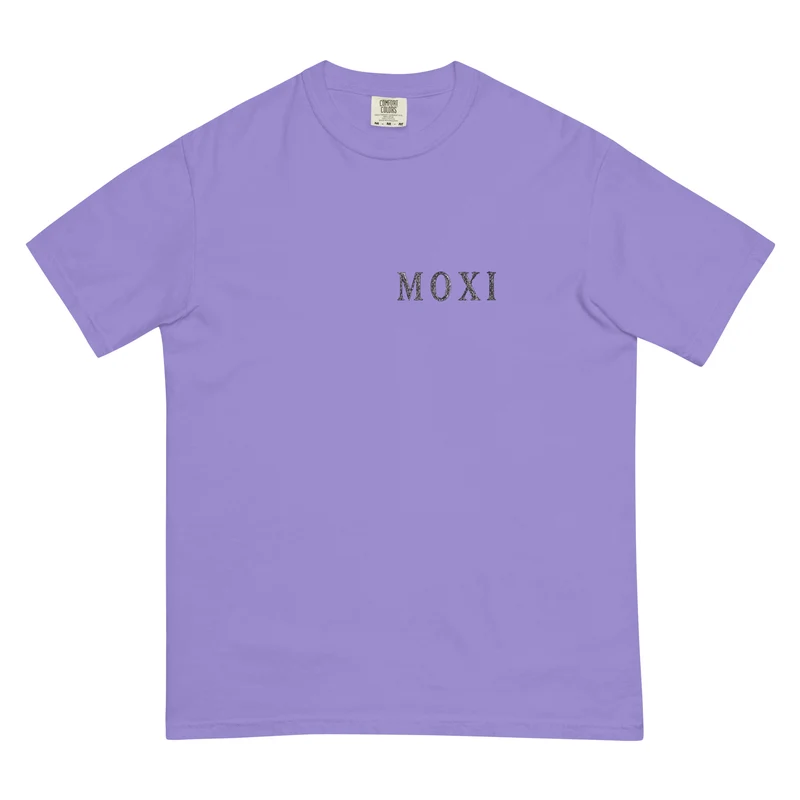 Moxi Sketchy Mushroom Unisex garment-dyed heavyweight t-shirt