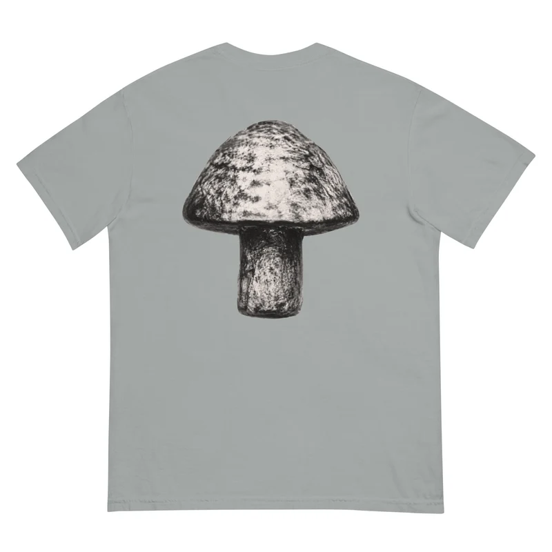 Moxi Sketchy Mushroom Unisex garment-dyed heavyweight t-shirt